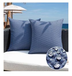 Kevin Textile Outdoor Waterproof Throw Pillow Covers
