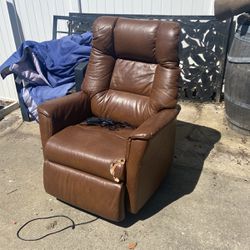 Leather Reclining Chair Electric 