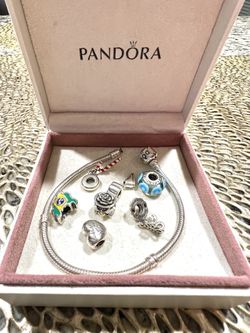 Pandora Bracelet + 6 Charms