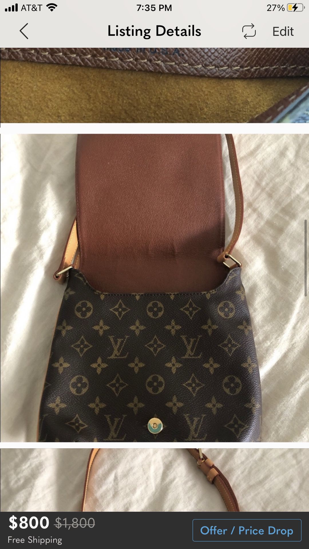 Louis Vuitton Musette Tango for Sale in Diamond Bar, CA - OfferUp