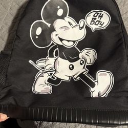 Disney Mickey Mouse Black Backpack 