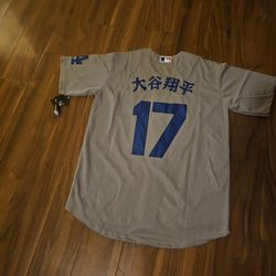 Dodgers Ohtani In Japanese Gray $60ea Firm S M L Xl 2x 3x And 90ea 4x 5x 
