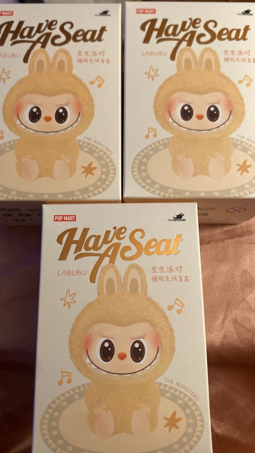 NEW SEALED Authentic Have A Seat and Exciting Macaron Labubu’s.