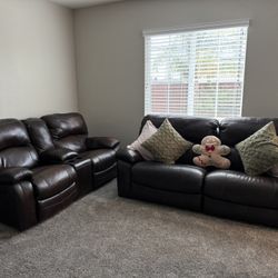 Leather Reclining Couches