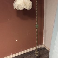 Antique brass lamp