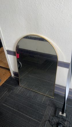 Arch Mirror with Gold Frame