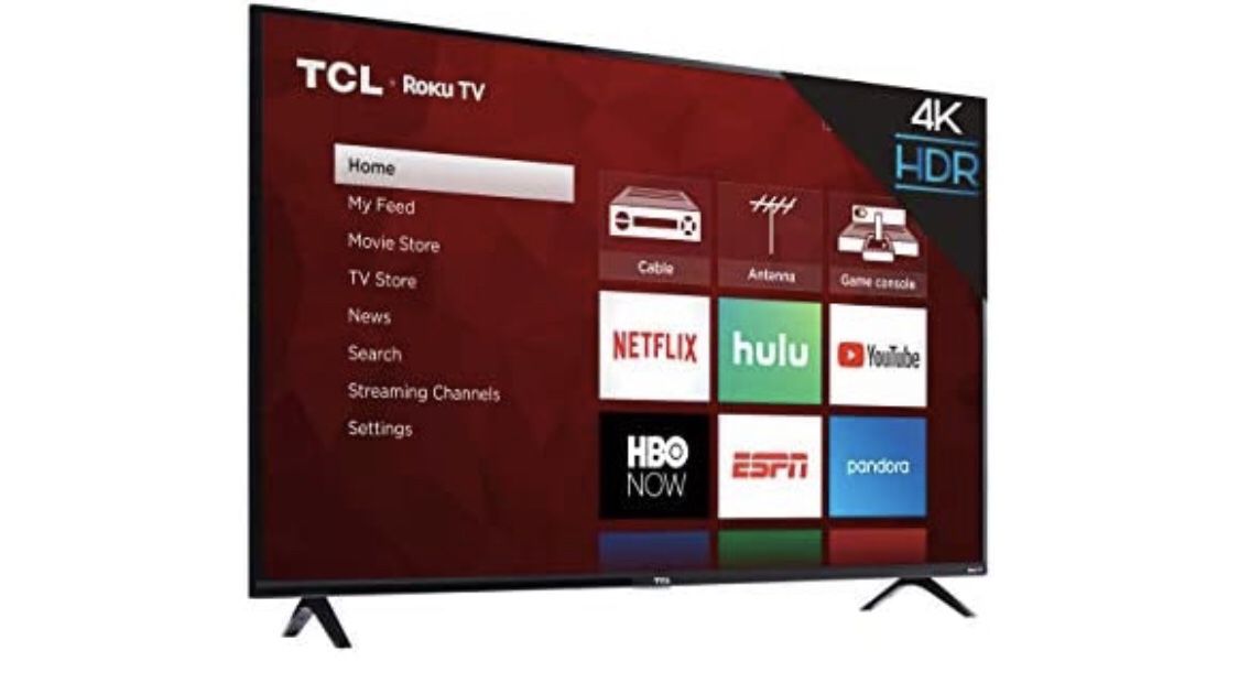 TCL 55 inch roku smart tv