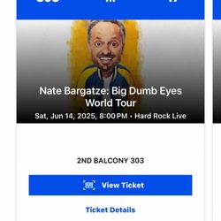 Nick Bargatze Tickets Hard Rock 2 Comedy