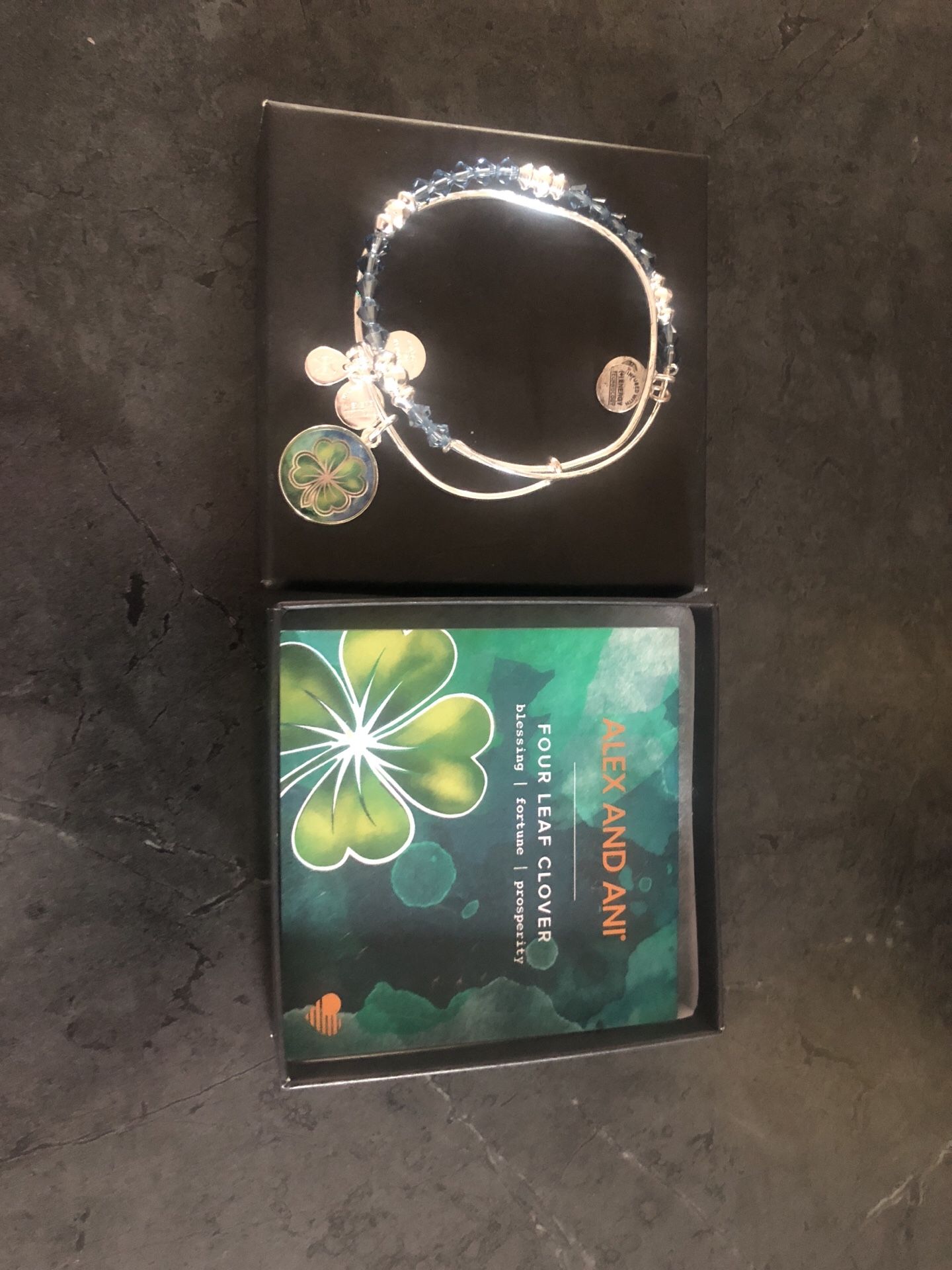 Alex and ani four leaders clover bracket