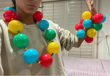 Big Kandi chain/necklace and bracelets for EDC rave