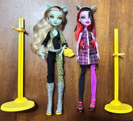 Monster High Freaky Fusion Frankie and Operetta dolls