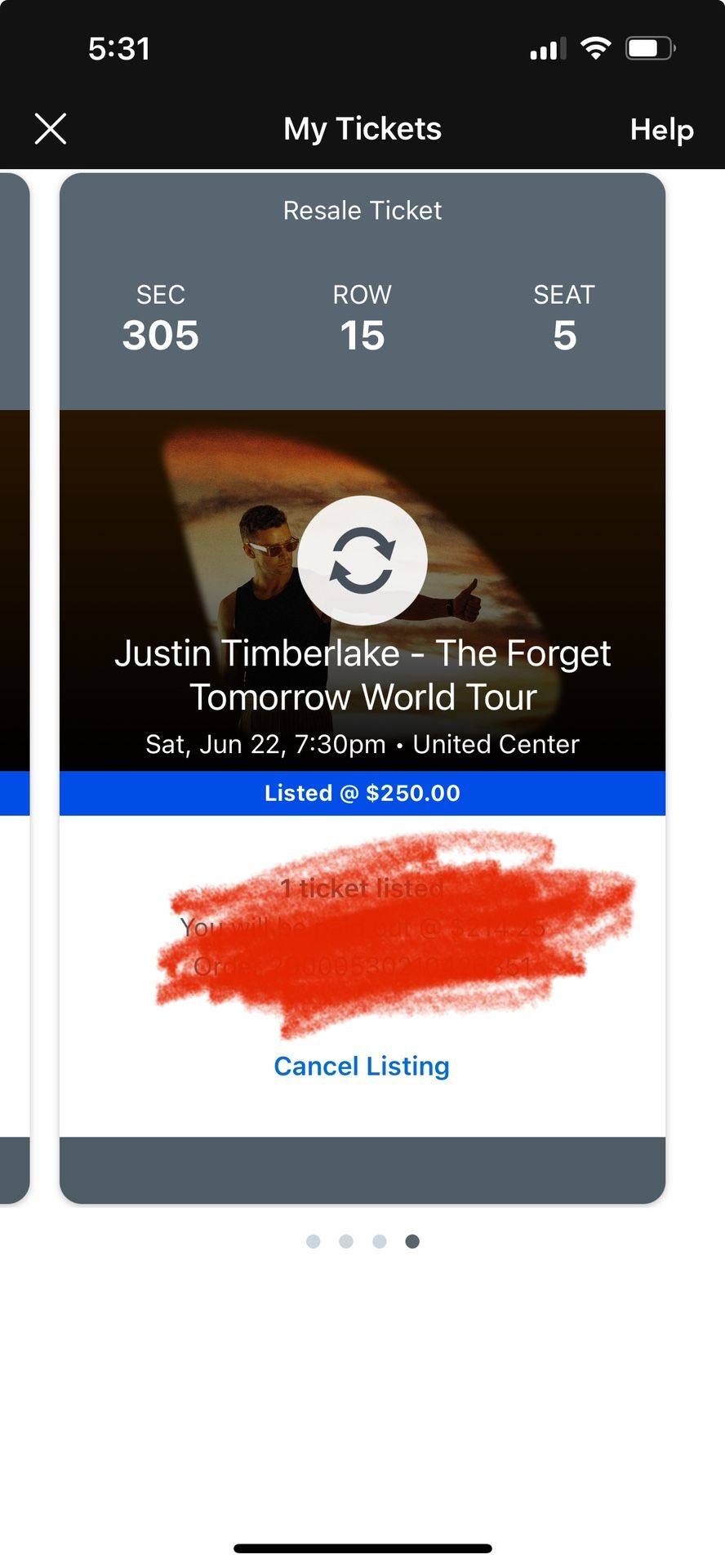 Justin Timberlake Tickets For Tonight