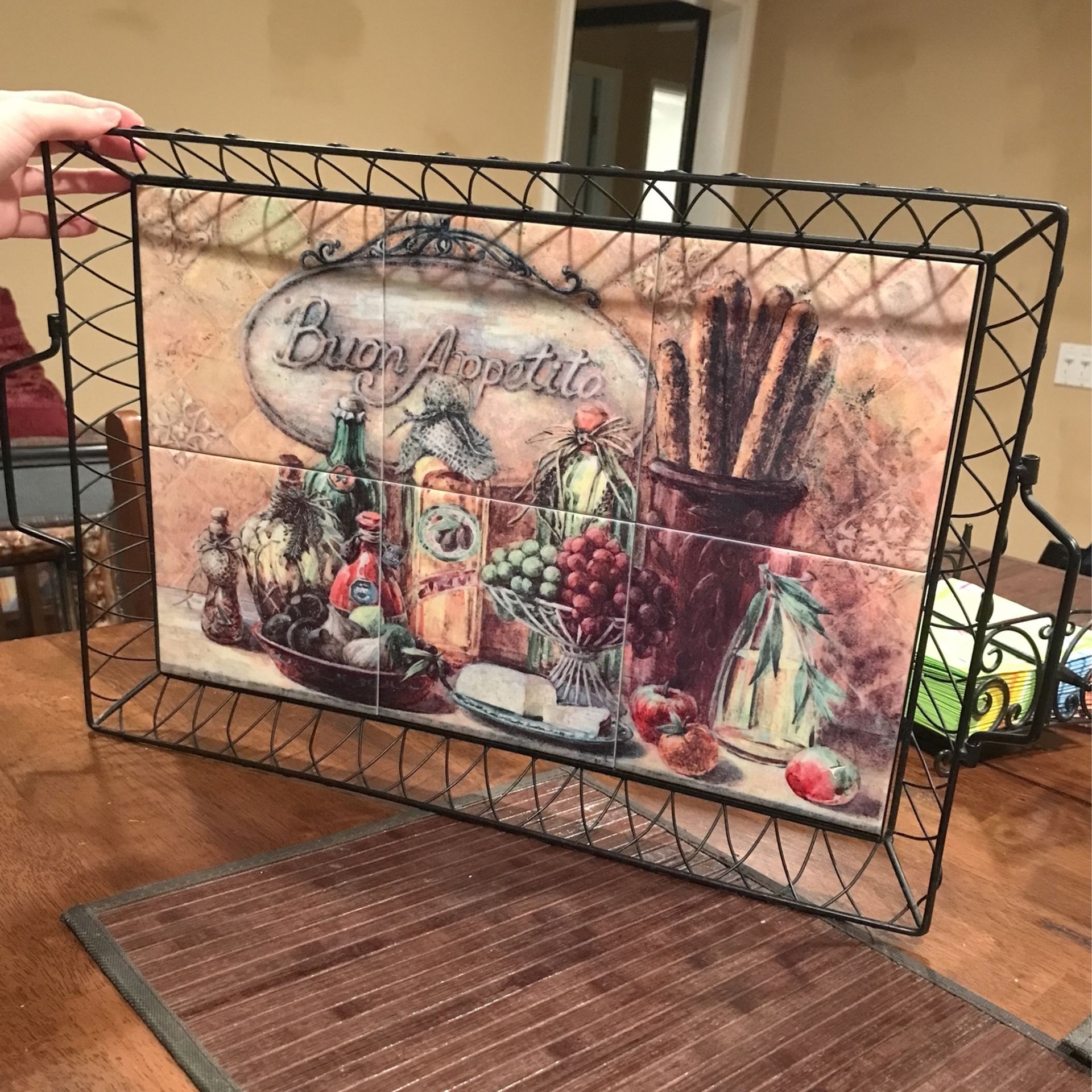 Kitchen Tile Tray
