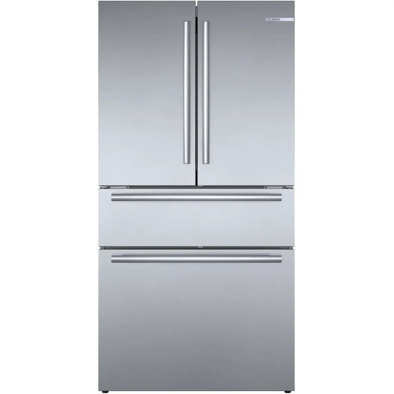 Bosch 800 Series French Door Bottom Mount Refrigerator 36'' Stainless steel (with anti-fingerprint)