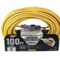100 Ft Outdoor Extension Cord