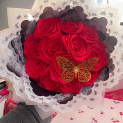 Ramo De 12 Rosas 🌹 Eternas