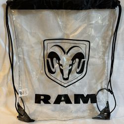 Ram Trucks Official Clear Bag 17” X 13” X 1/2”