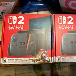New Sealed Nintendo Switch 2 + Mario Kart World 