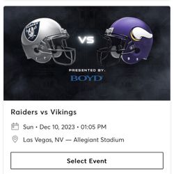 Raiders Tickets 