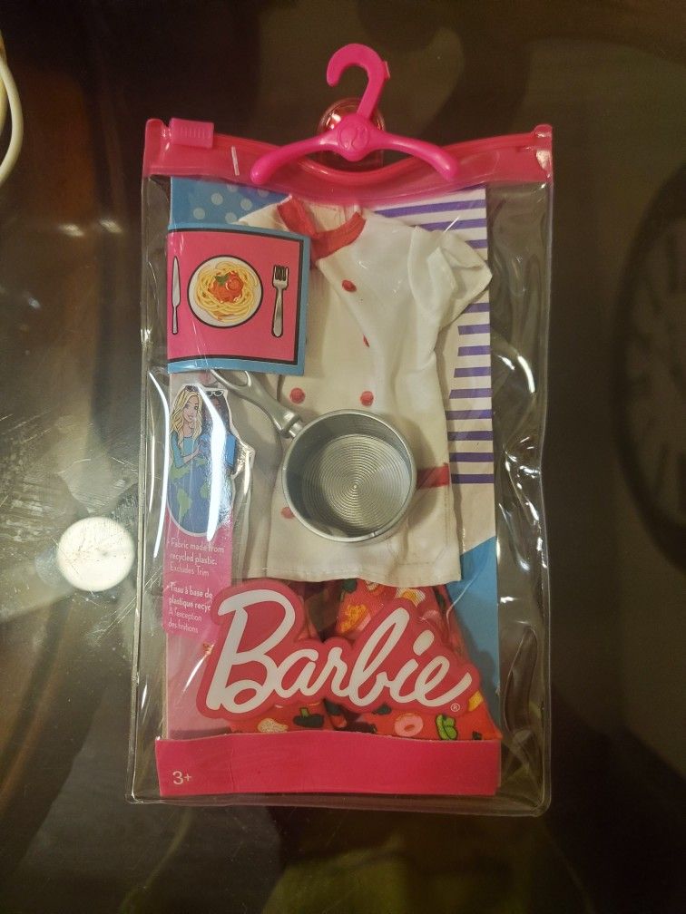 New Barbie Chef Fashion Clothes