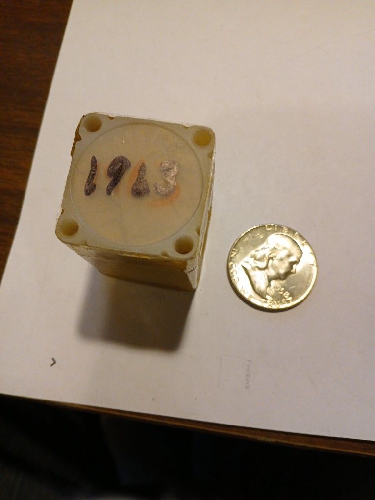 Original Uncirculated 1963 Franklin Half Dollars Tube Of 20