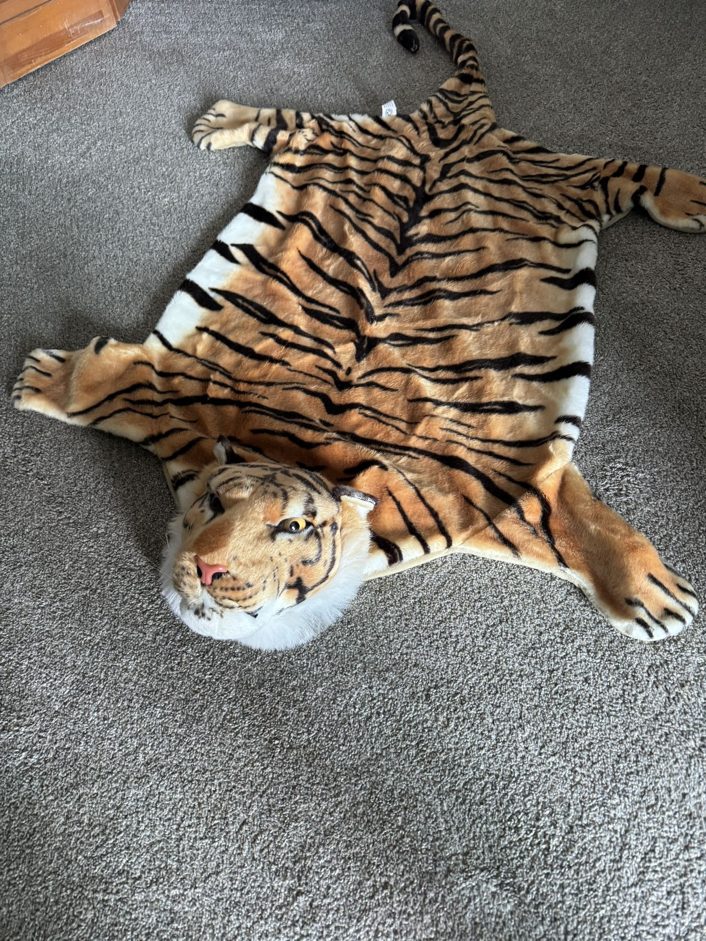 Faux Tiger Rug