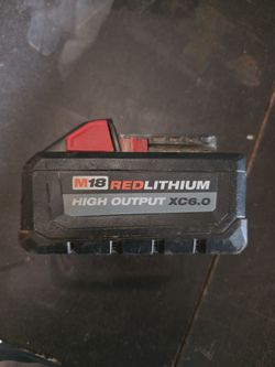 Milwaukee M18 RedLithium High Output XC6.0 Battery