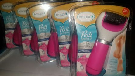 NEW AMOPE PEDI PERFECT FOOT CARE DEVICE! (DIAMOND CRYSTALS EXTRA COARSE)