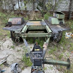 Military Camo generator trailer