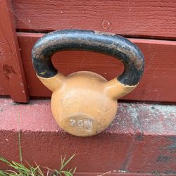 25 lbs kettlebell