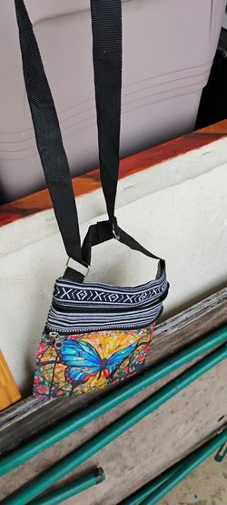 Butterfly  Cross Body Purse New