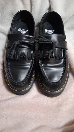 Dr. Martens Black Leather Loafers Size 5