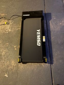 Yemso under the desk walking pad and a treadmill for in-house gym