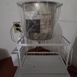 White Clean 2 Tiers Dish Rack.