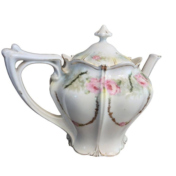 Porcelain Teapot By Reinhold Schlegelmilch, Prussia