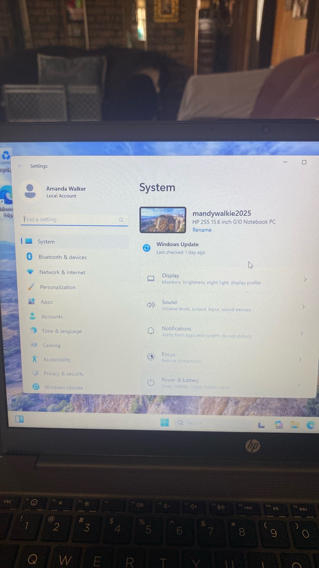 HP 255 15.6 Inch G10 Notebook PC
