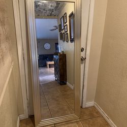 Silver Stand Up/Hang Mirror