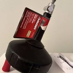 (NEW) Husky 1/4 in. x 15 ft. Hand Drain Snake Drum Auger - $15 (Harahan)