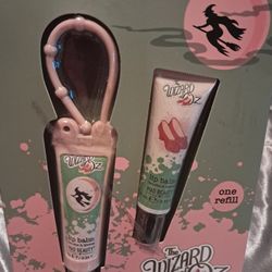 NEW Cute Wizard of Oz lip balm duo lip balm with a keychain