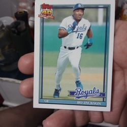 🇺🇸🥎"Topps"(Bo Jackson)№ 600.(19 91)
