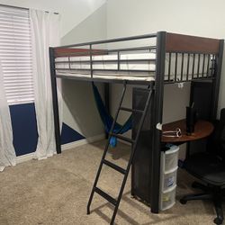 Loft Bunk Bed With Desk