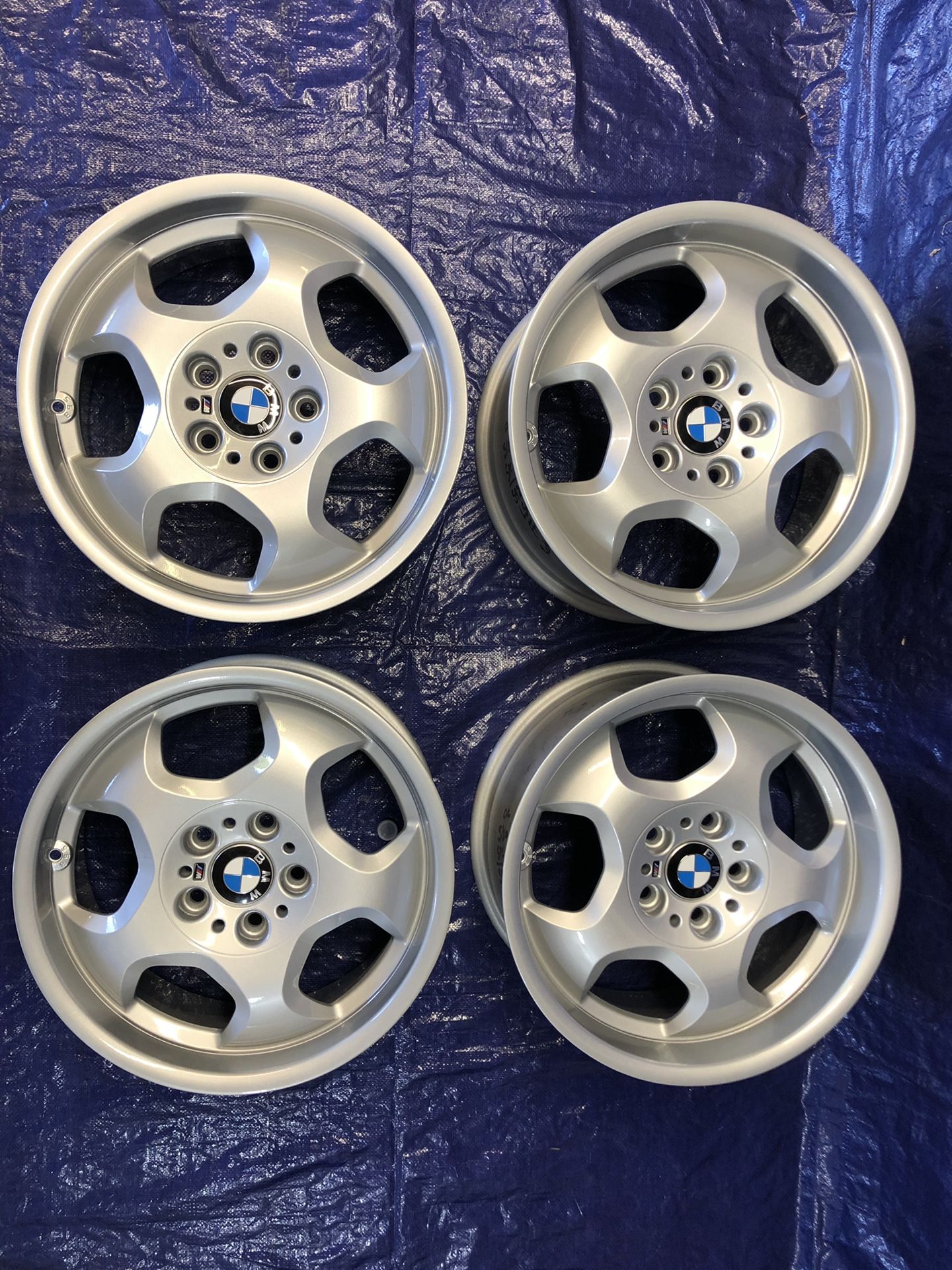 BMW E36 M3, Style 23 M-Contour wheels RESTORED,POWDER COATED