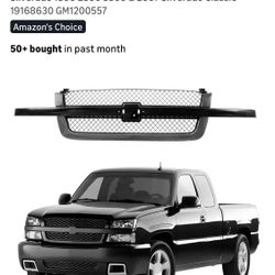 Black & Gray Grill Chevy Silverado 2003-2006