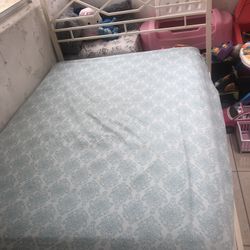 Bed With Mattress…Frame…Box Spring 
