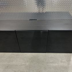 IKEA BESTÅ TV bench with Charcoal Glass doors, Mörtviken