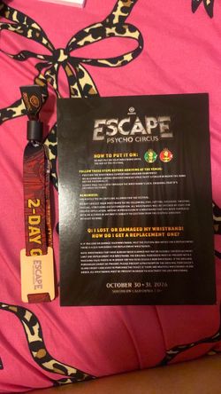 Escape Tickets 2026