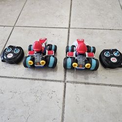 World of Nintendo Super Mario Mini Radio Control Kart- $20 each or $35 for 2