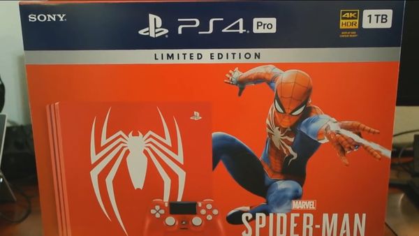 Very rare Limited edition Spiderman PS4 Pro bundle for ...