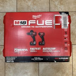 Mikwaukee M18 2-Tool Combo Kit, LATEST (NEW) 