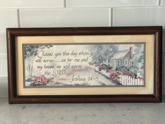 Vintage Home Interiors “Choose You This Day Whom Ye Will Serve....”